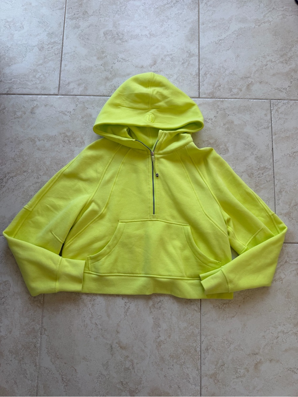 LULULEMON Scuba Oversized 1/2 Zip Hoodie Sweatshirt Medium Large